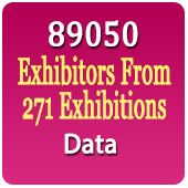 89,050 Exhibitors Data From 271 Exhibitions (Exhibition Wise) From 2021-2025