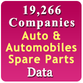 19,266 Companies - Auto & Automobiles Spare Parts, Assemblies & Fittings ( For Two, Three, Four Wheelers, Heavy Vehicles, etc.) Data - In Excel Format