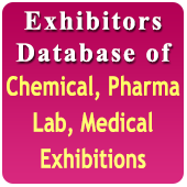 3530 Exhibitors of 22 Exhibitions Related to Chemical, Pharma, Lab, Medical - In Excel Format (Exhibition Wise)