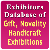 1550 Exhibitors Of 11 Exhibitions Related to Gift, Novelty, Handicraft - In Excel Format (Exhibition Wise)