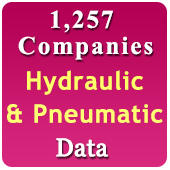 1,257 Companies - Hydraulic & Pneumatic Products, Machinery, Equipment & Parts Data - In Excel Format