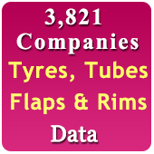 3,821 Companies - Tyres, Tubes, Flaps & Rims For All Vehicles, Products, Materials & Machinery Data - In Excel Format