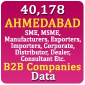 40,178 AHMEDABAD B2B Companies Data - In Excel Format