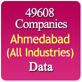 49608 Companies from AHMEDABAD Business, Industry, Trades ( All Types Of SME, MSME, FMCG, Manufacturers, Corporates, Exporters, Importers, Distributors, Dealers) Data - In Excel Format