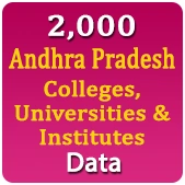 2,000 Andhra Pradesh Colleges, Universities & Institutes Data - In Excel Format