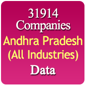 31914 Companies from ANDHRA PRADESH Business, Industry, Trades ( All Types Of SME, MSME, FMCG, Manufacturers, Corporates, Exporters, Importers, Distributors, Dealers) Data - In Excel Format