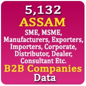 5,132 ASSAM B2B Companies Data - In Excel Format