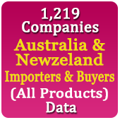 1,219 Companies - Importers & Buyers of Australia & Newzeland (All Products)  Data - In Excel Format