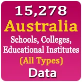 15,278 Australia - Schools, Colleges, Educational Institutes (All Types) Data - In Excel Format