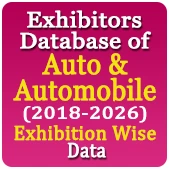 6,950 Exhibitors From 23 Exhibitions Related to Auto & Automobile (2018-2026) Exhibition Wise Data - In Excel Format 