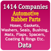 1414 Companies - Automotive Rubber Parts (All Types) Data - In Excel Format