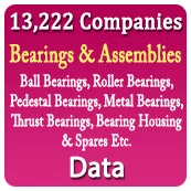 13,222 Companies - Bearings & Assemblies Data - In Excel Format