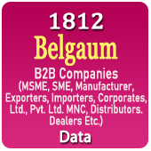 1812 BELGAUM B2B Companies Data - In Excel Format