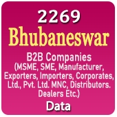 2269 BHUBANESWAR B2B Companies Data - In Excel Format