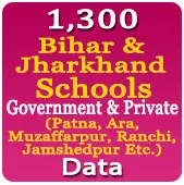 1,300 BIHAR & JHARKHAND Government & Private Schools (Patna, Ara, Muzaffarpur, Ranchi, Jamshedpur Etc.) Data - In Excel Format