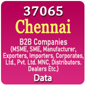 37065 CHENNAI B2B Companies Data - In Excel Format