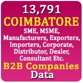 13,791 COIMBATORE B2B Companies Data - In Excel Format
