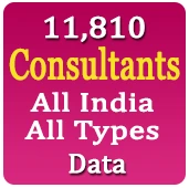 11,810 Consultants (All India - All Types) Data - In Excel Format