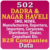 502 DADRA & NAGAR HAVELI B2B Companies Data - In Excel Format