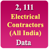 2,111 Electrical Contractors (All India - All Types) Data - In Excel Format   