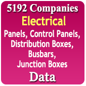 5,192 Companies - Electrical Panels, Control Panels, Distribution Boxes, Busbars, Junction Boxes Products, Materials & Accessories Data - In Excel Format
