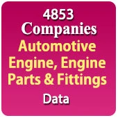 4853 Companies - Automotive Engine, Engine Parts & Fittings For Two / Three / Four Wheelers Data - In Excel Format