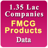 1.35 Lac Companies Related to FMCG (Food, Beverages, Household, Beauty, Health, Cosmetic, Personal Care, Consumer Goods, Stationery) All India Data - In Excel Format) Data - In Excel Format
