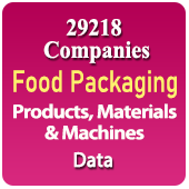 21787 Companies From Food Packaging Products, Materials & Machines Data - In Excel Format