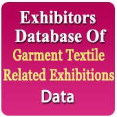 1800 Exhibitors of 8 Exhibition Related to Garment / Textile From 2017 - 2024 - In Excel Format (Exhibition Wise) 