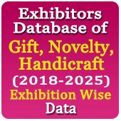 1,700 Exhibitors From 8 Exhibitions Related to Gift, Novelty, Handicraft (2018-2025) Exhibition Wise Data - In Excel Format 
