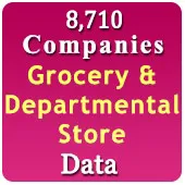8,710 Companies - Grocery & Departmental Store Products, Materials & Services Data - In Excel Format