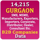 14,215 GURGAON B2B Companies Data - In Excel Format