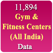 11,894 Gym & Fitness Centers (All India) Data - In Excel Format