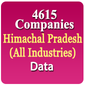 4615 Companies from Himachal Pradesh Business, Industry, Trades ( All Types Of SME, MSME, FMCG, Manufacturers, Corporates, Exporters, Importers, Distributors, Dealers) Data - In Excel Format