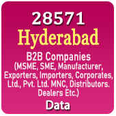 28571 HYDERABAD B2B Companies Data - In Excel Format