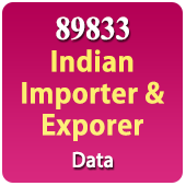 89,796 Companies - Indian Importers & Exporters (All Trades) Data - In Excel Format