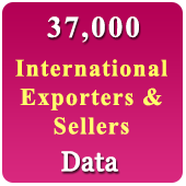 37,000 International Exporters & Sellers Data - In Excel Format