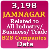 3,198 JAMNAGAR B2B Companies - Related to All Industry / Business / Trade Data - In Excel Format