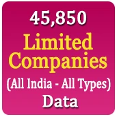  45,850 Ltd. Companies (All Types - All India) Data - In Excel Format
