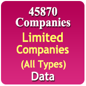 All India 45870  Ltd. Companies (All Types) Data - In Excel Format