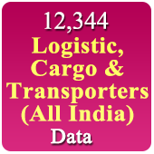 12,344 Companies - Logistic, Cargo & Transporters (All India) Data - In Excel Format