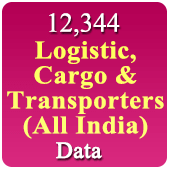 12,344 Companies - Logistic, Cargo & Transporters (All India) Data - In Excel Format