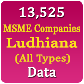 Ludhiana 13,525 MSME Companies (All Types) Data - In Excel Format