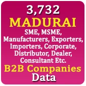 3,732 MADURAI B2B Companies Data - In Excel Format