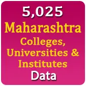 5,025 Maharashtra Colleges, Universities & Institutes Data - In Excel Format