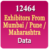 12464 Exhibitors From Mumbai / Pune / Maharashtra Participating In All Types Of B2B Exhibitions In All India Data - In Excel Format