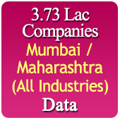 3.73 Lac Companies from MUMBAI / MAHARASHTRA Business, Industry, Trades ( All Types Of SME, MSME, FMCG, Manufacturers, Corporates, Exporters, Importers, Distributors, Dealers) Data - In Excel Format