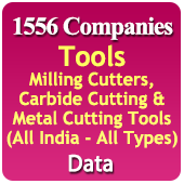 1556 Companies - Tools (Milling Cutters, Carbide Cutting & Metal Cutting Tools) Data - In Excel Format