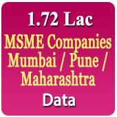 Mumbai / Pune / Maharashtra 1.72 Lac MSME Companies (All Types) Data - In Excel Format