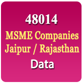 Jaipur / Rajasthan 48,014 MSME Companies (All Types) Data - In Excel Format